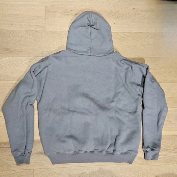 Yeezy Season 6 / LA Apparel Sample - Grey Green Oversized Core Hoodie - Picture 2 of 2